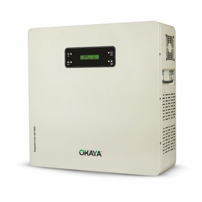 Okaya POWER365 LSW3002 2500 VA Lithium Home-ESS | 25.6V 100Ah Lithium Battery | All-in-One Pure Sine Wave Inverter & Battery | Zero Maintenance | 25A Fast Charging | Smart LCD Display | 5-Year Warranty