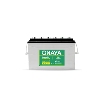OKAYA PowerON OPJXT12048 90Ah Super Jumbo Tubular Advanced Battery for Home, Office & Shops | Robust & Compact Design | Extra Backup (XBD technology) | 48 Months Total Warranty