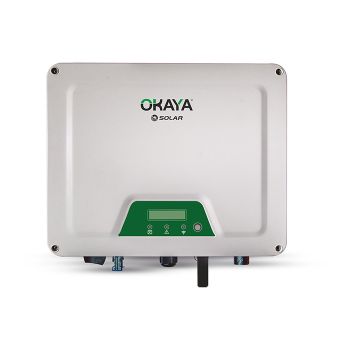 Okaya Solar MPPT Grid-Tied Inverter | 5kW 3-Phase | Up to 98% efficiency with 10-Year Warranty | BIS Certified 